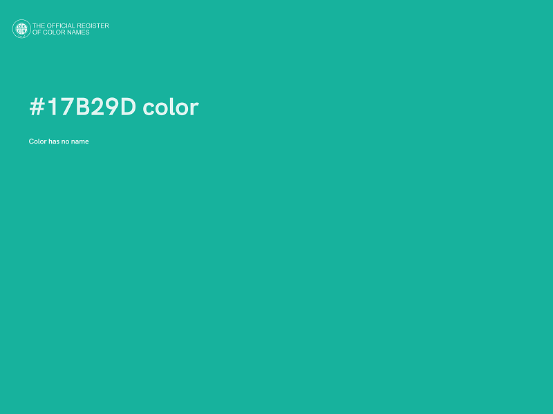 #17B29D color image