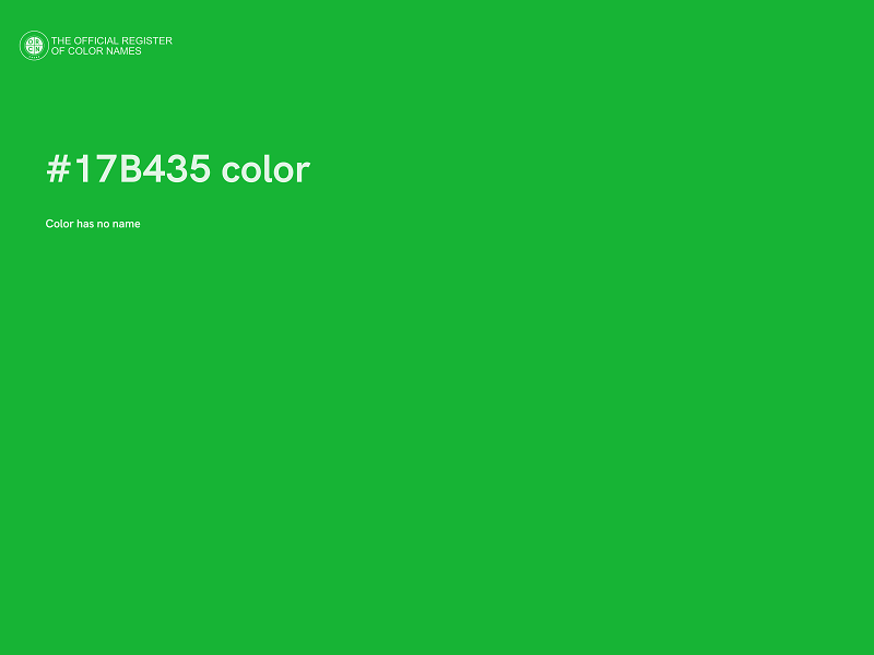 #17B435 color image