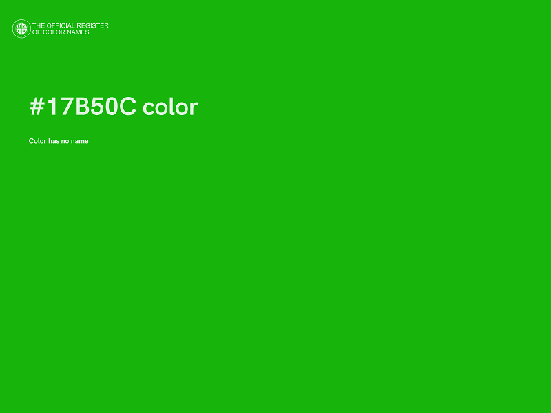 #17B50C color image