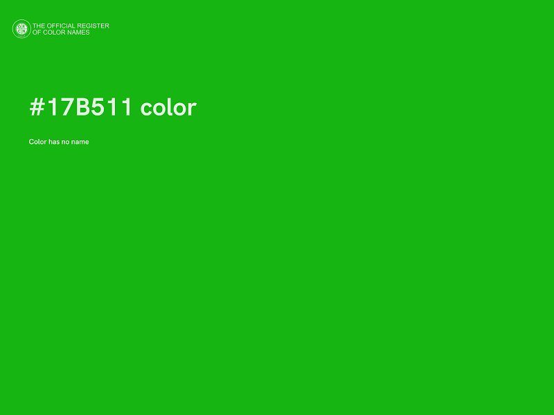 #17B511 color image