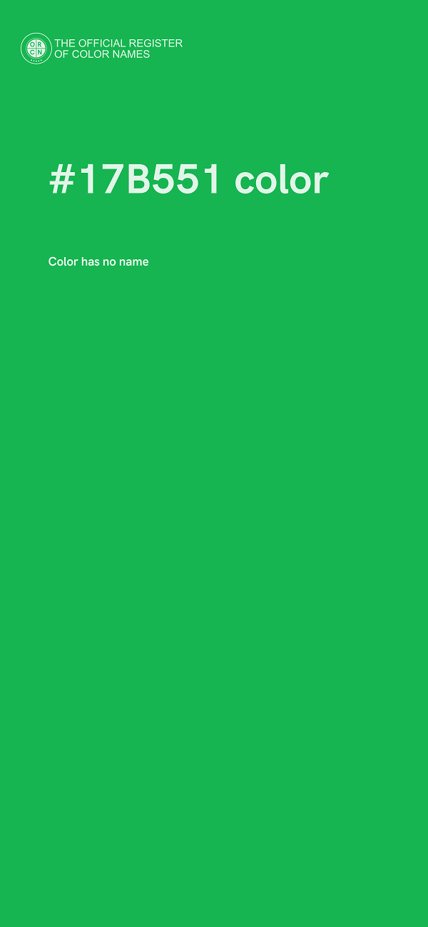 #17B551 color image