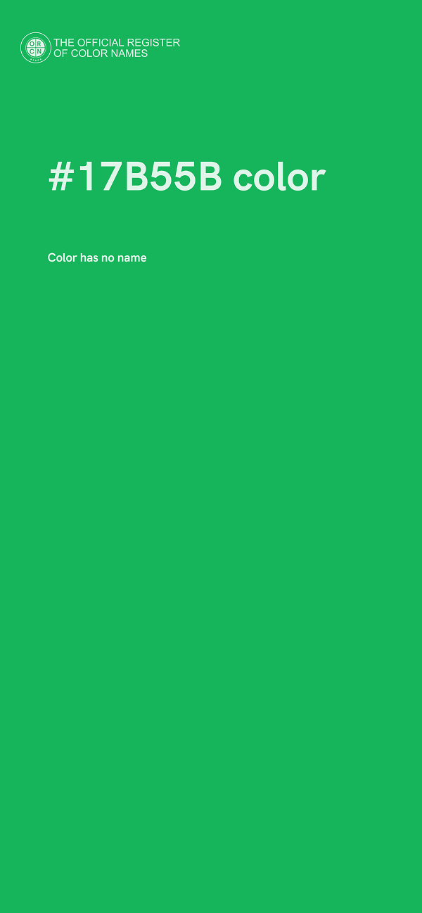 #17B55B color image