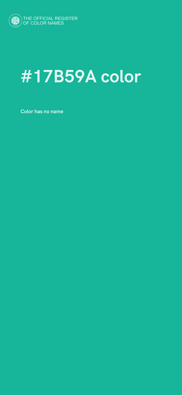 #17B59A color image