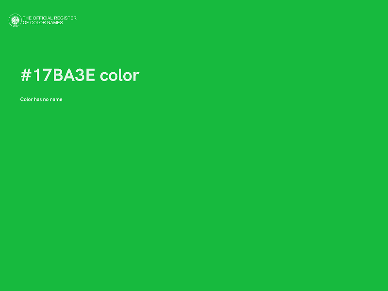 #17BA3E color image