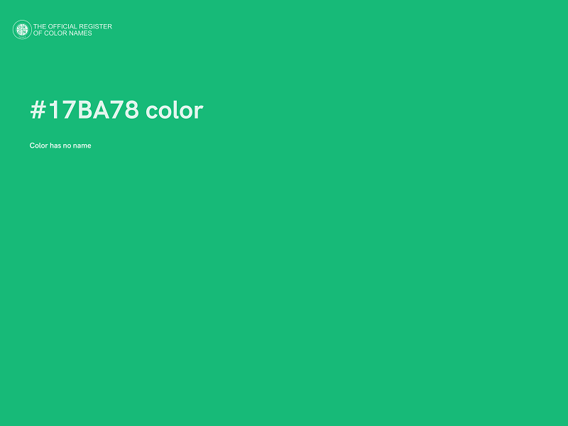 #17BA78 color image