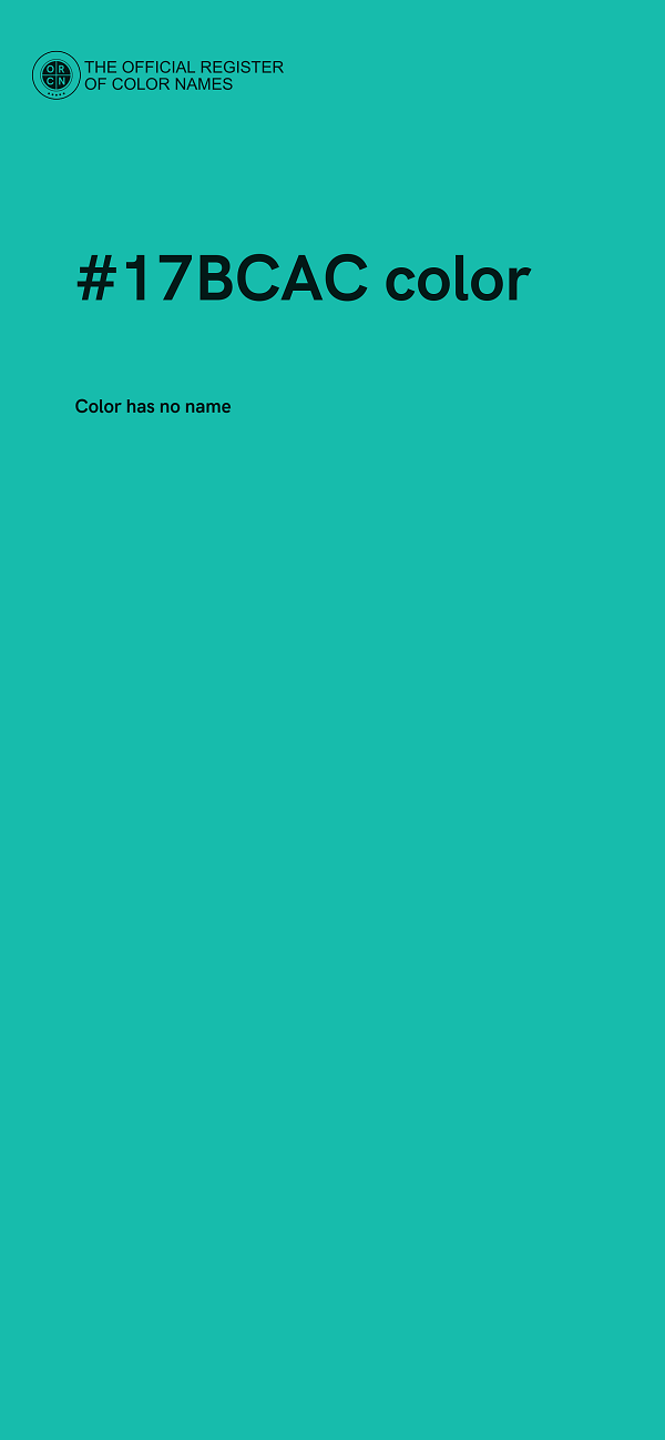 #17BCAC color image