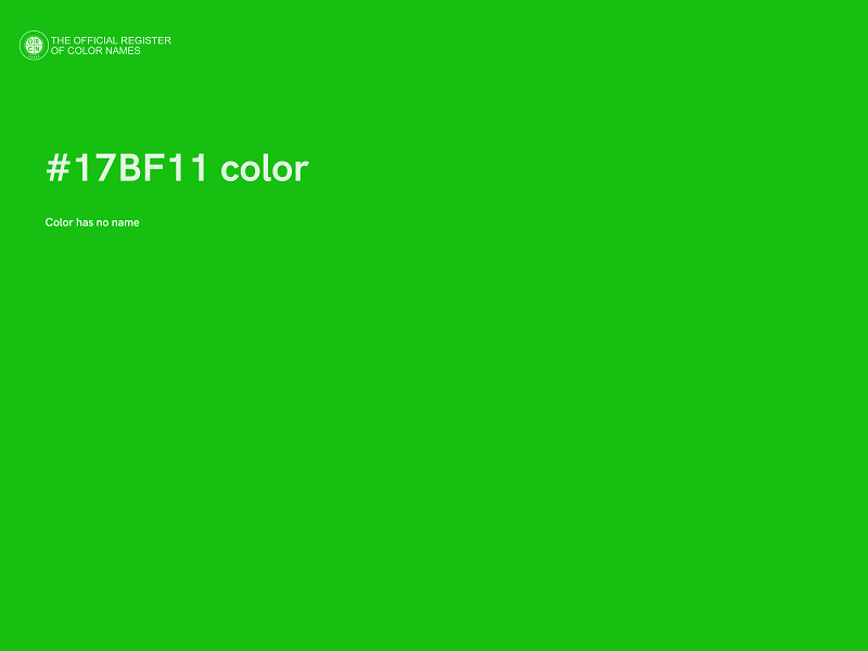 #17BF11 color image