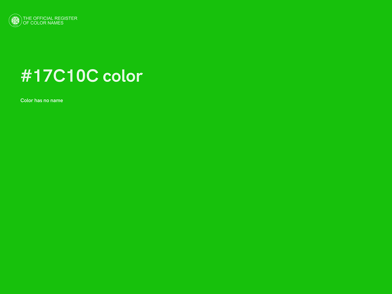 #17C10C color image