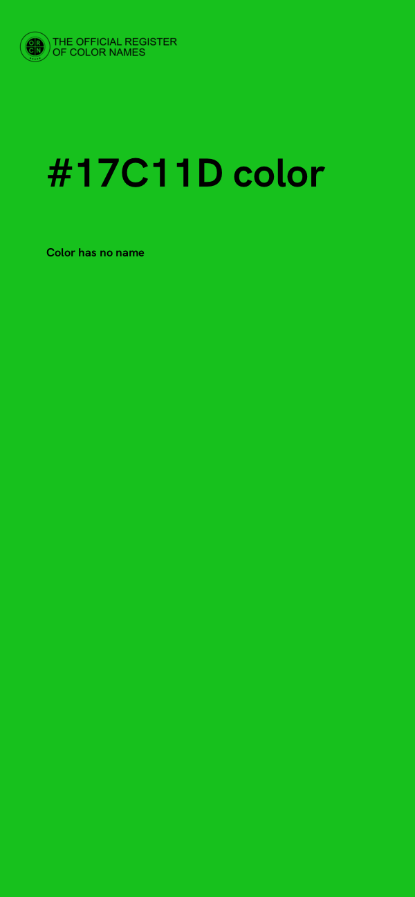 #17C11D color image