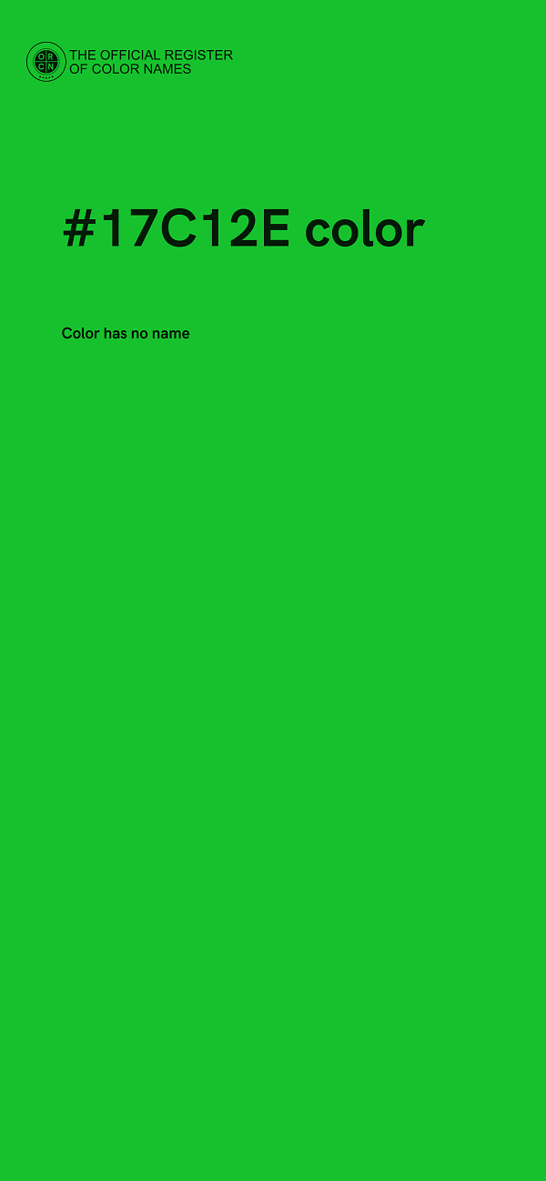 #17C12E color image