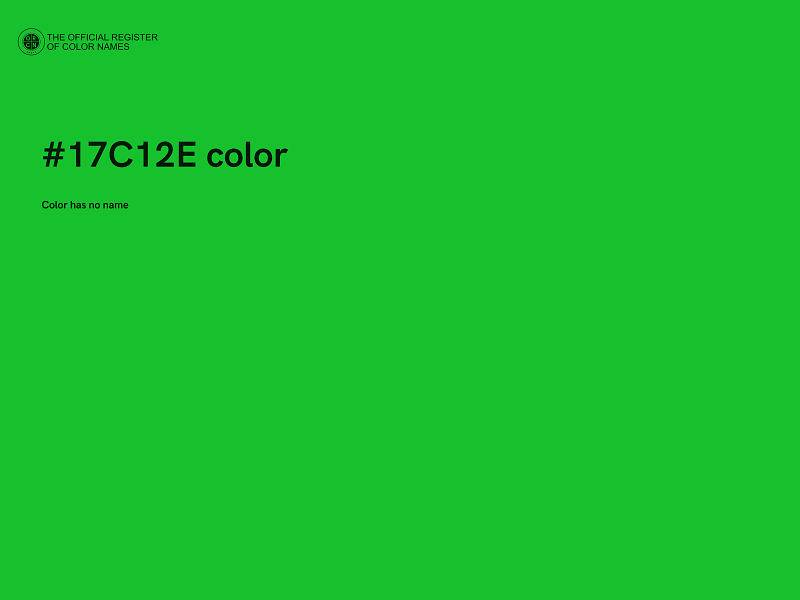 #17C12E color image
