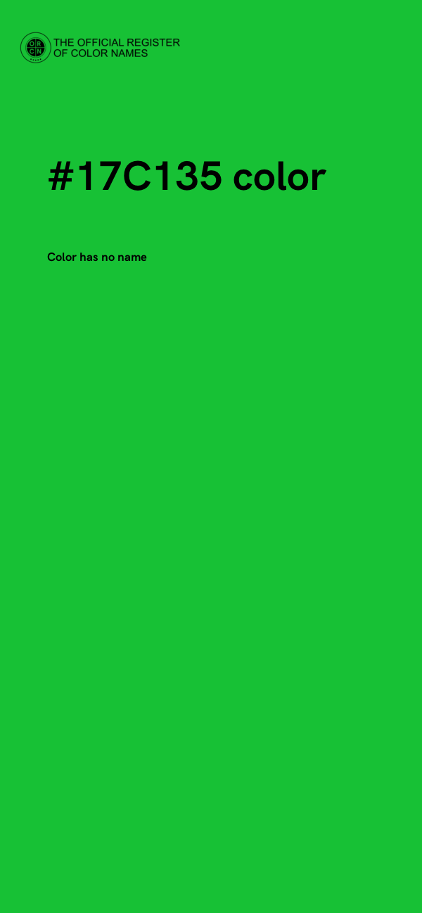 #17C135 color image