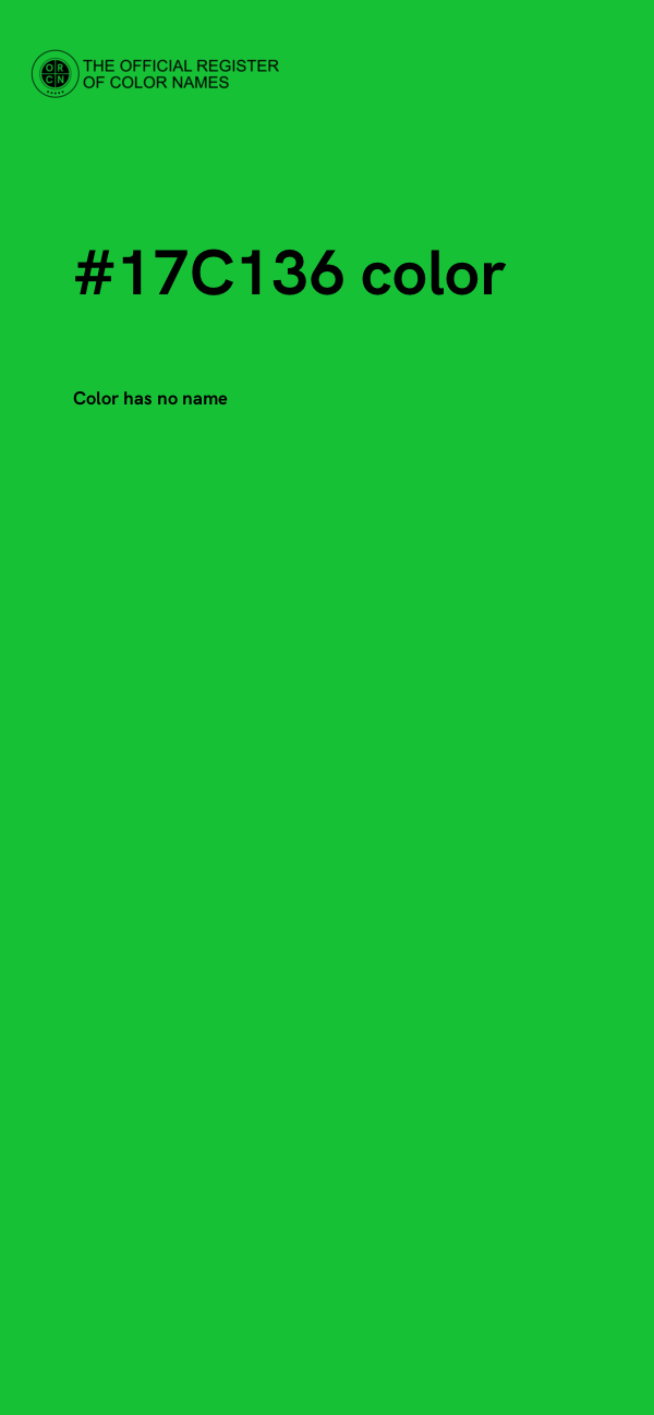 #17C136 color image