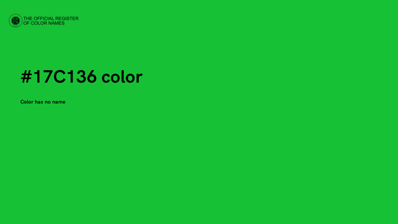#17C136 color image