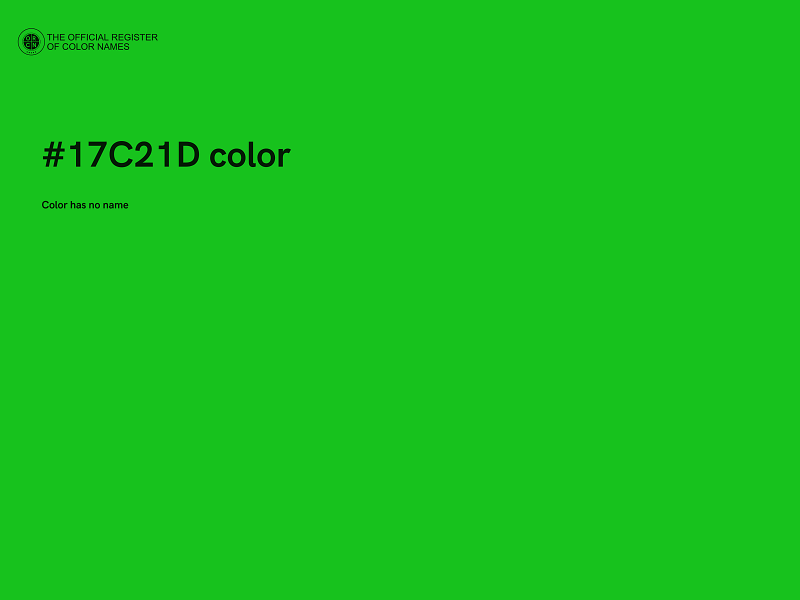 #17C21D color image