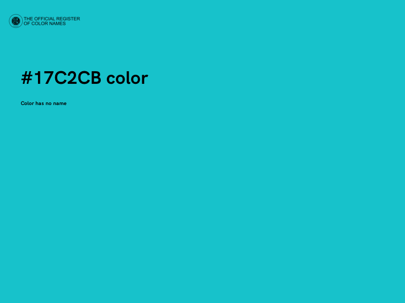 #17C2CB color image