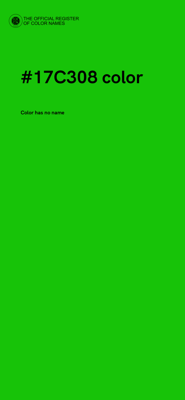 #17C308 color image