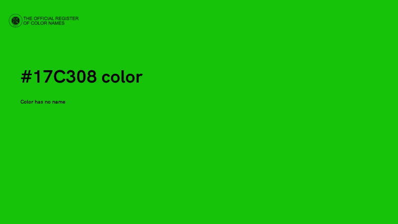 #17C308 color image