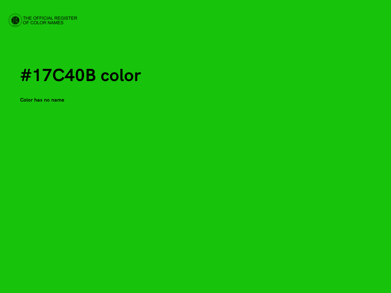 #17C40B color image