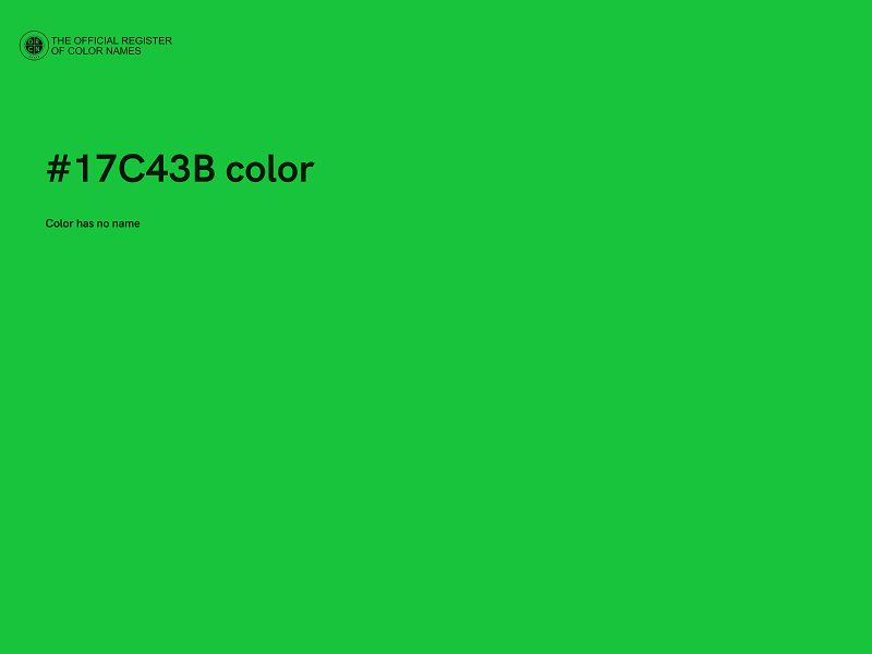 #17C43B color image