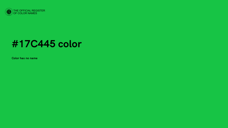 #17C445 color image