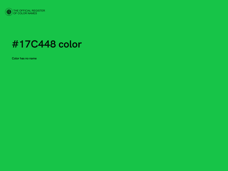 #17C448 color image