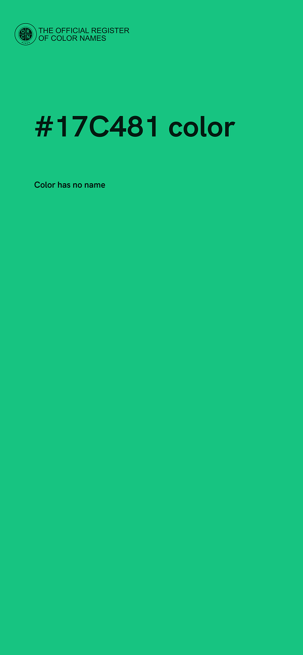 #17C481 color image