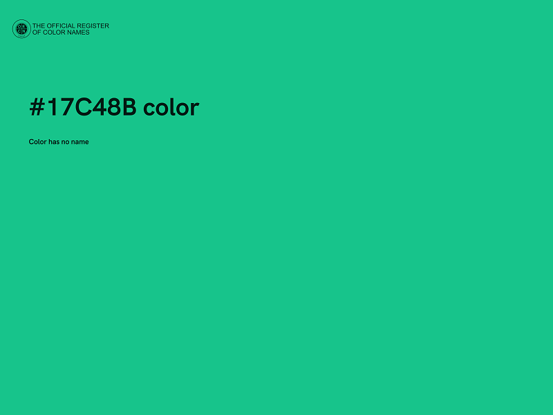 #17C48B color image