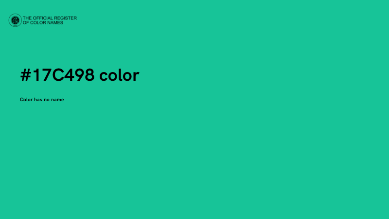 #17C498 color image