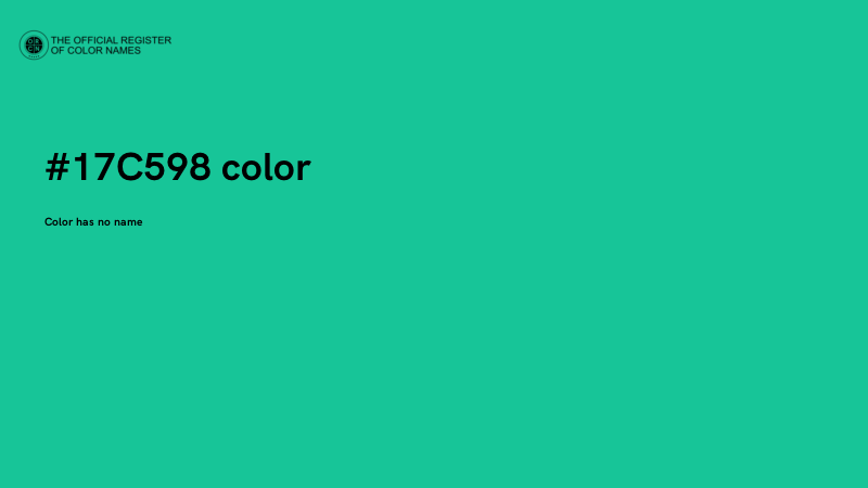 #17C598 color image