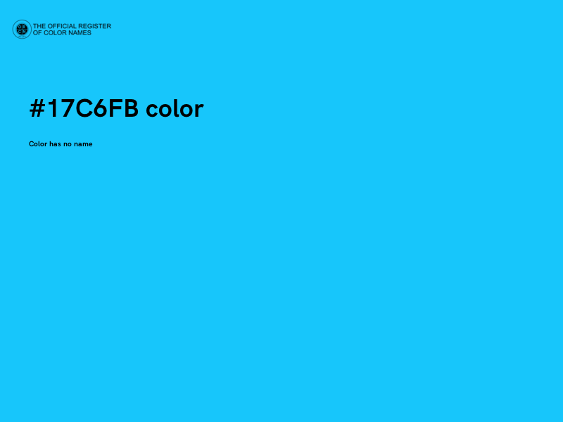 #17C6FB color image