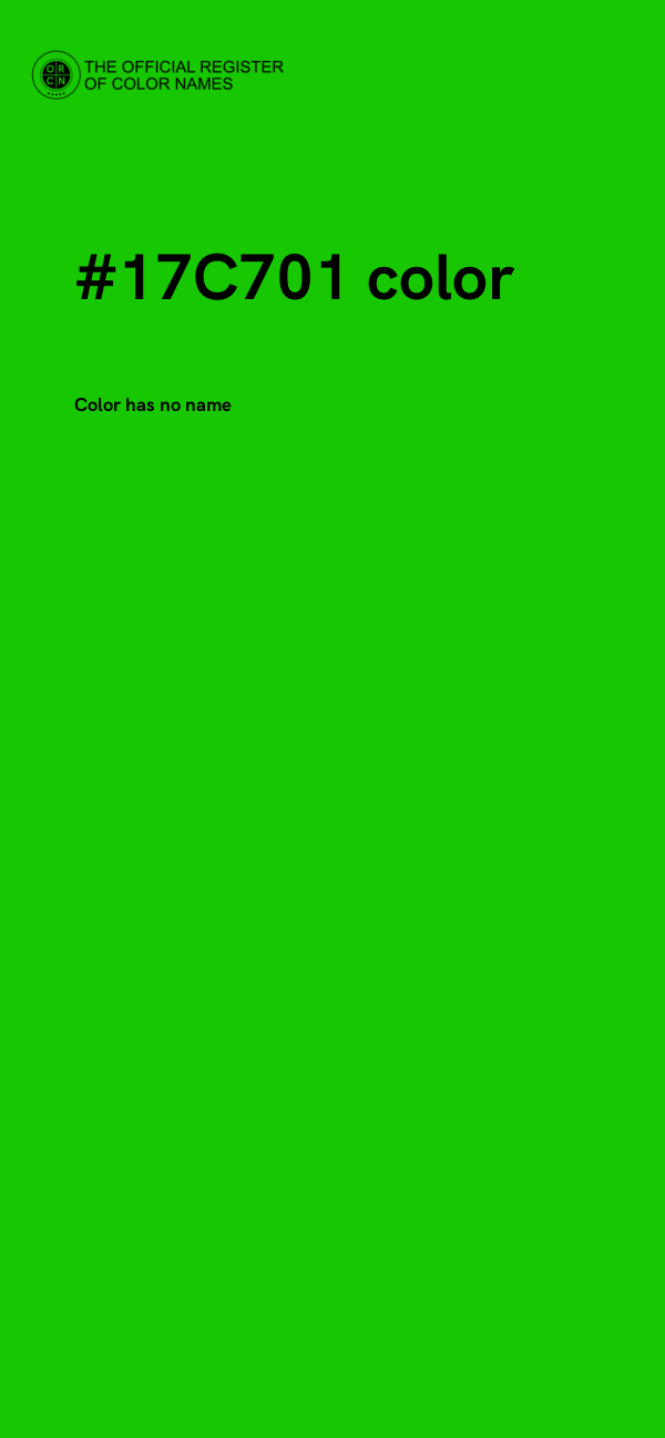 #17C701 color image