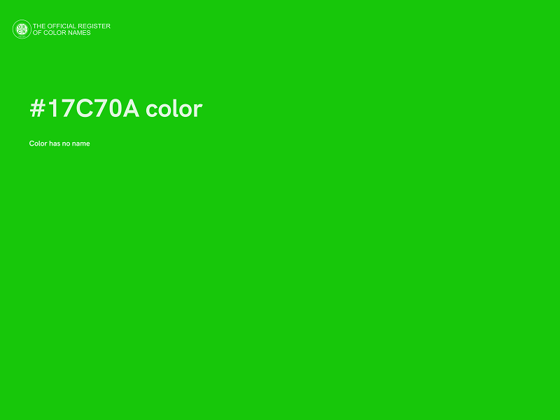 #17C70A color image