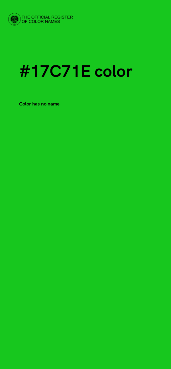 #17C71E color image
