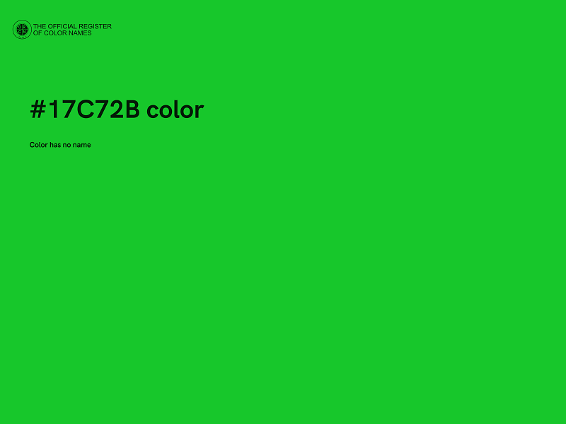 #17C72B color image