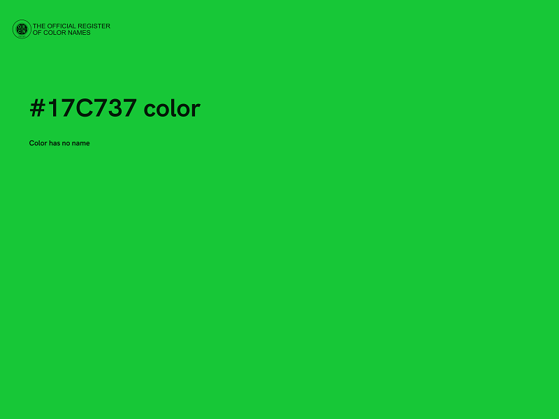 #17C737 color image