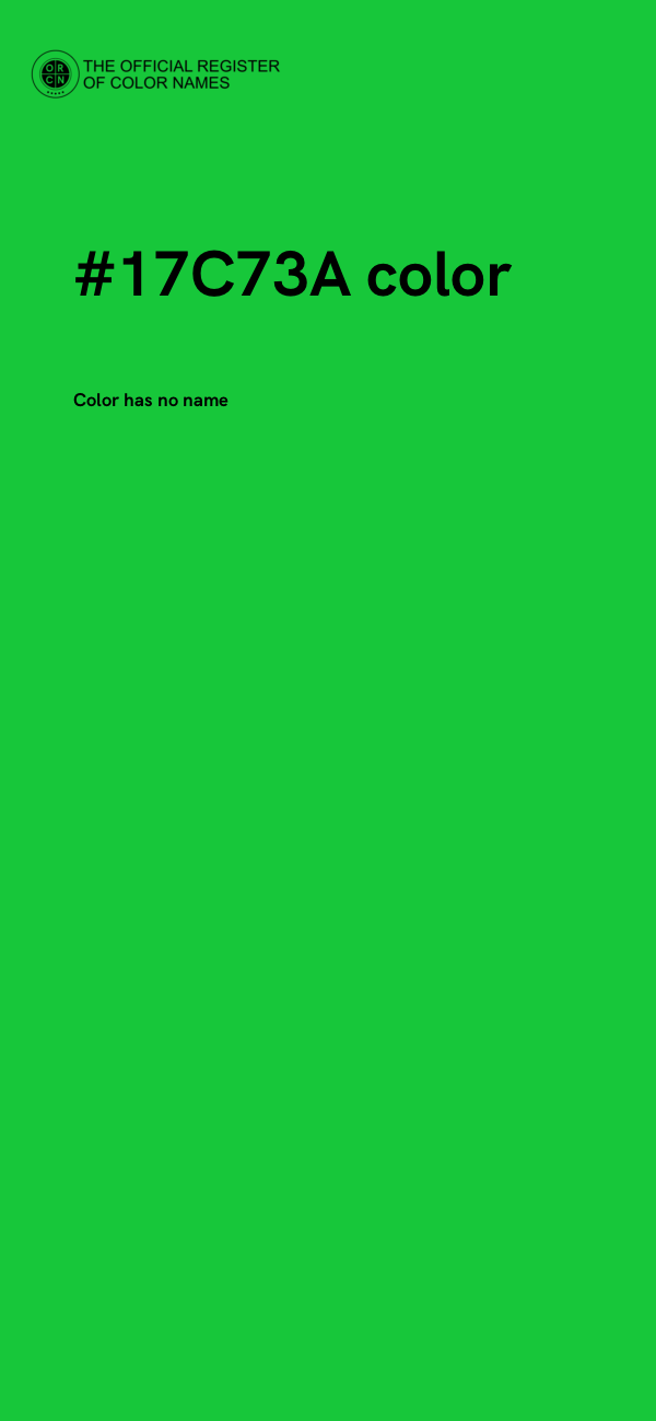 #17C73A color image