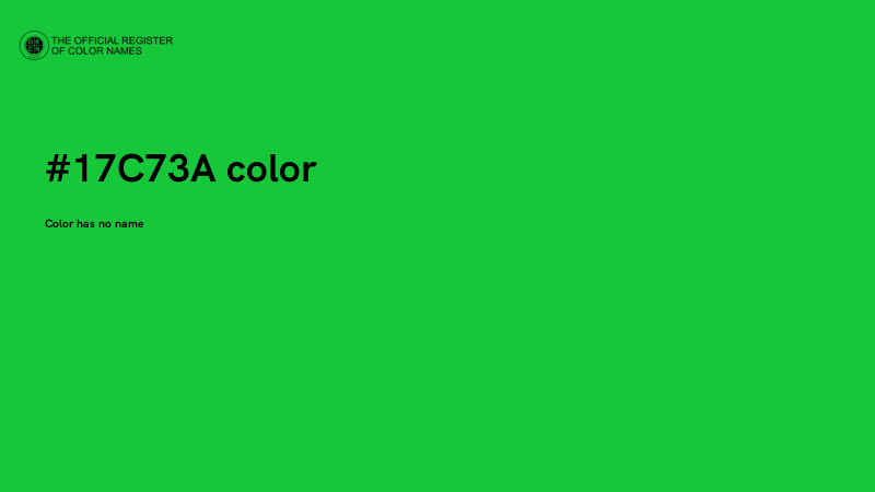 #17C73A color image