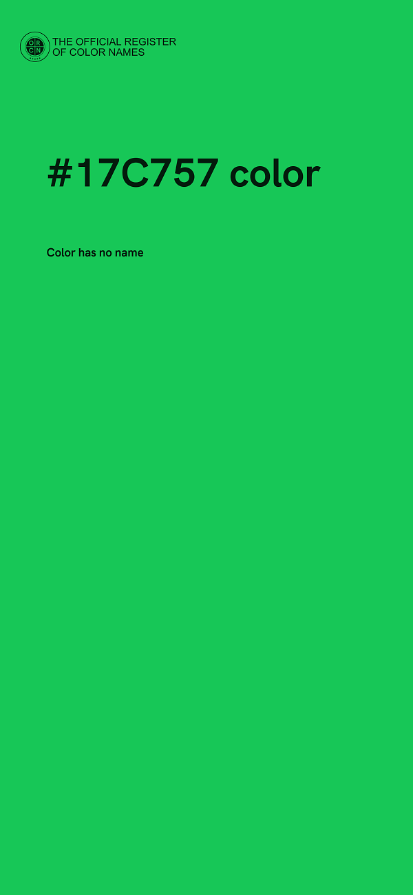 #17C757 color image