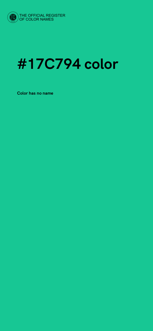 #17C794 color image