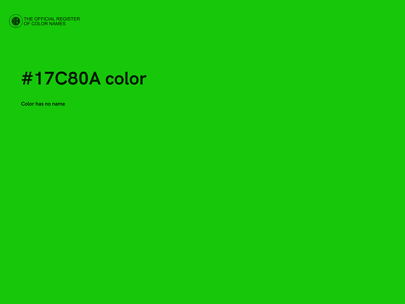 #17C80A color image