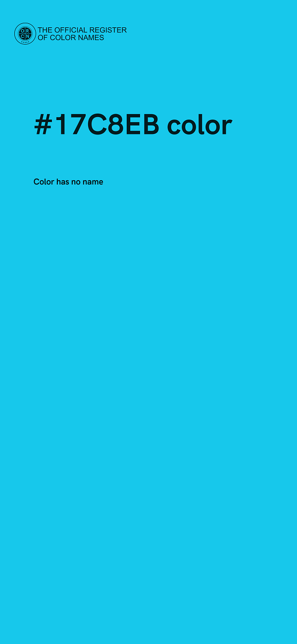 #17C8EB color image