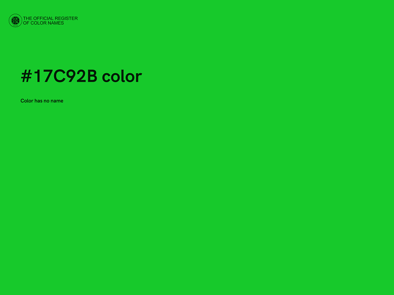 #17C92B color image