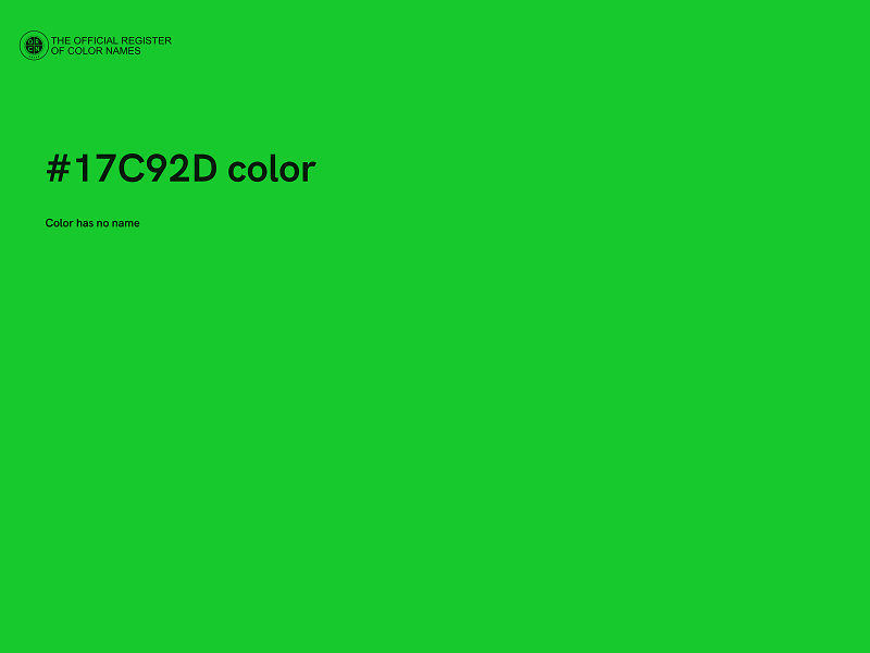 #17C92D color image