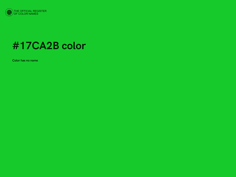 #17CA2B color image