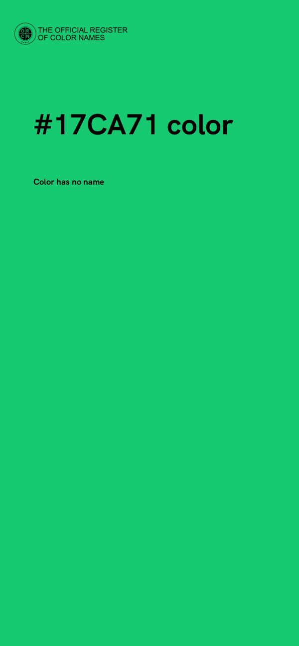#17CA71 color image