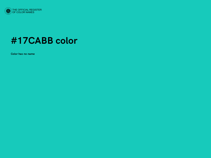 #17CABB color image