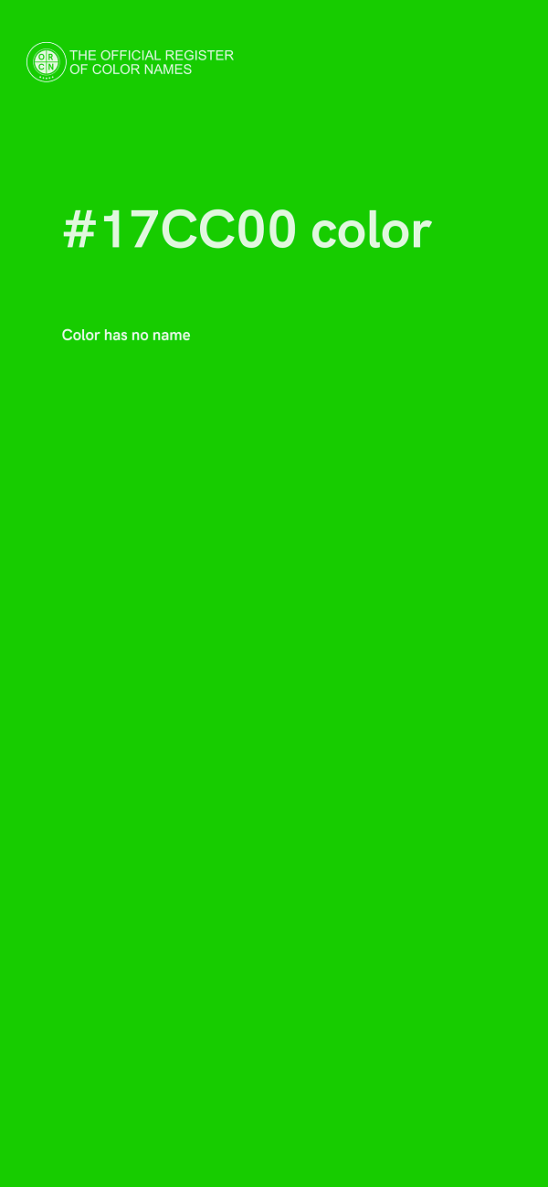 #17CC00 color image