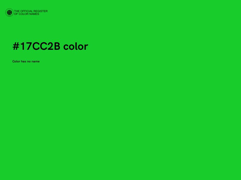 #17CC2B color image