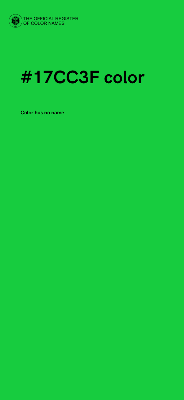 #17CC3F color image